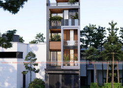 Mẫu Nhà Phố 4 Tầng Hiện Đại Sang Trọng Tại Vũng Tàu